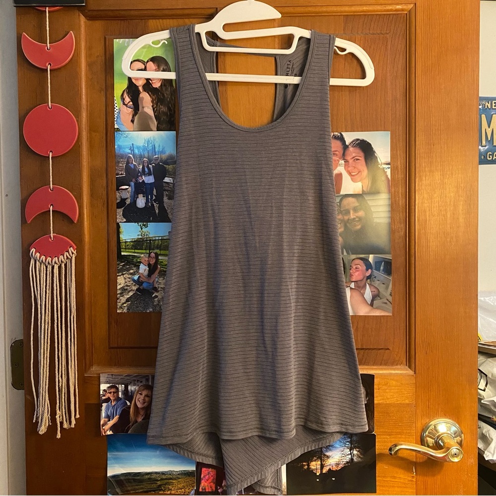 Athleta Charcoal Gray Tank Top